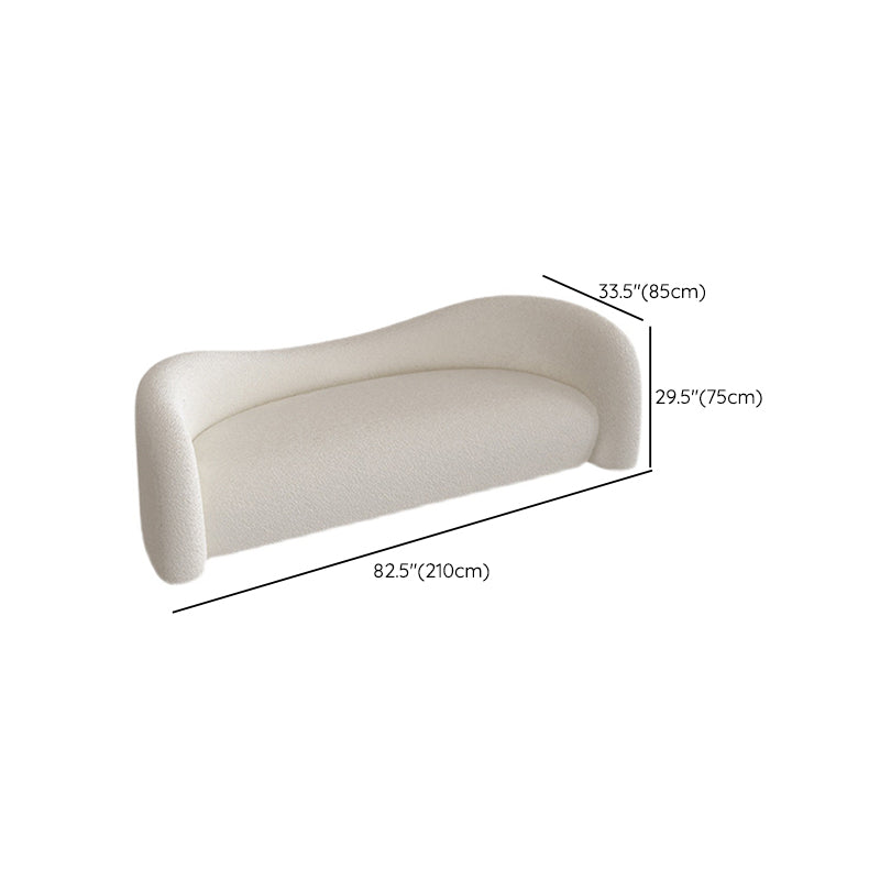 Contemporary Camel Back Standard Sofa Fabric Tuxedo Arm Sofa