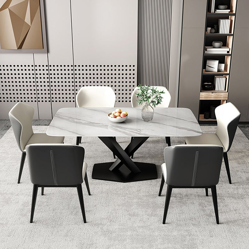 Luxury Sintered Stone Kitchen Table Rectangle Home Kitchen Desk