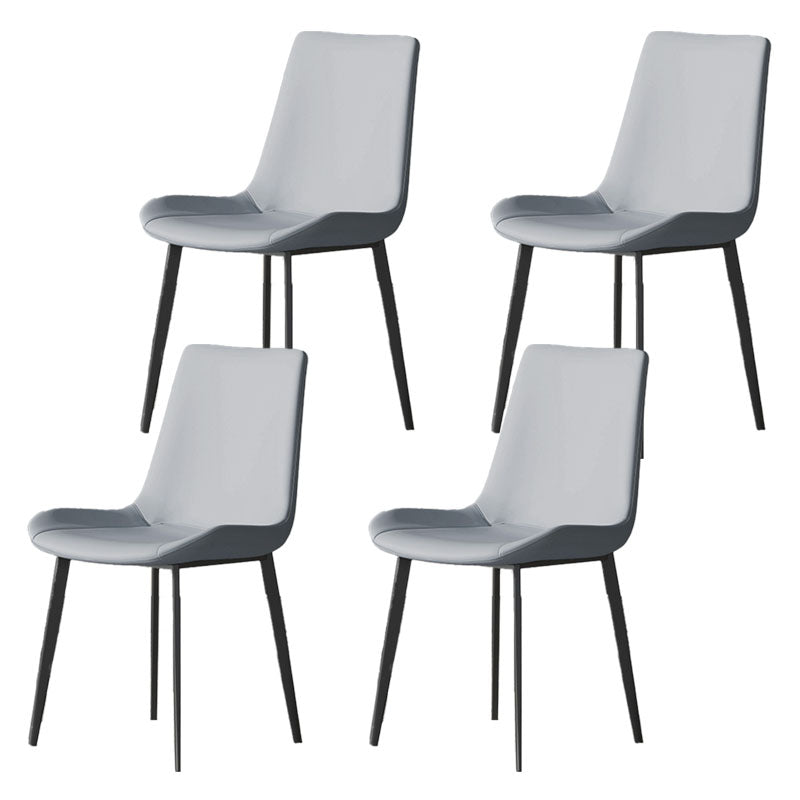 Solid Back Side Chair Industrial Dining Room Chair for Dining Room