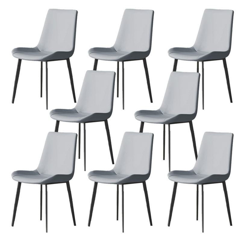 Solid Back Side Chair Industrial Dining Room Chair for Dining Room