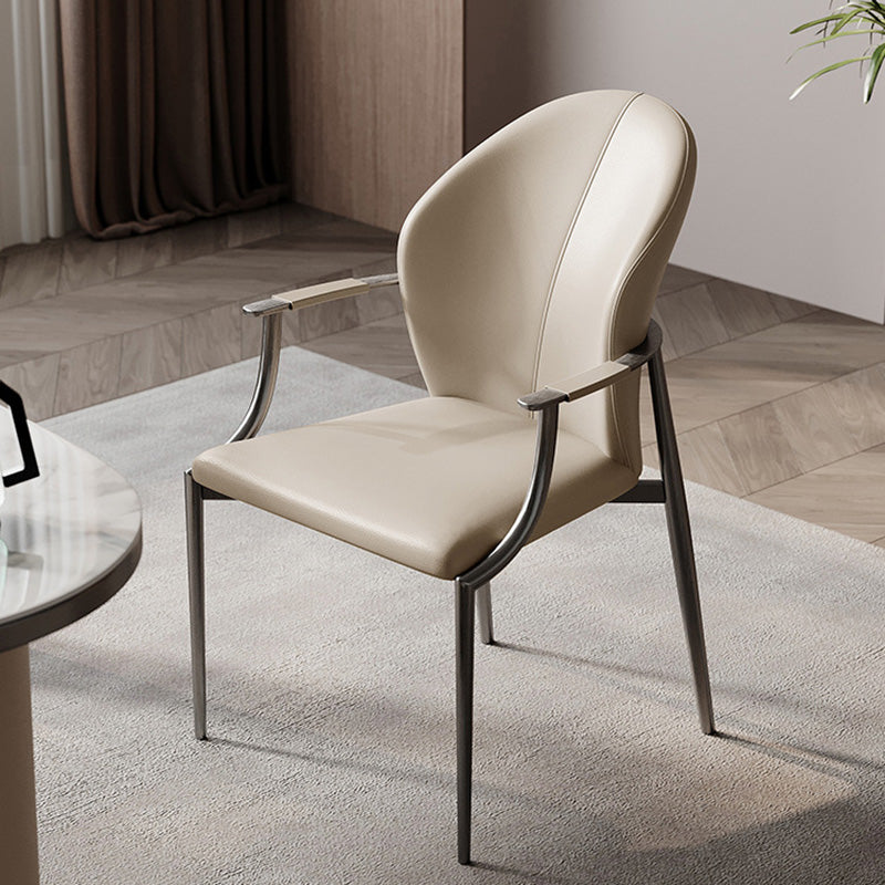 Wingback Arm Chair Industrial Dining Room Chair for Dining Room