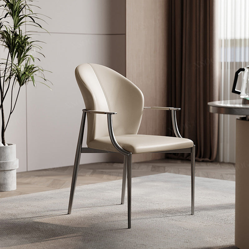 Wingback Arm Chair Industrial Dining Room Chair for Dining Room