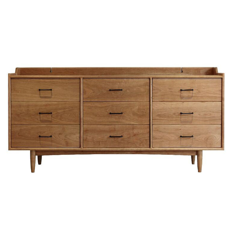 Rectangle Wooden Storage Sideboard Farmhouse Side Board with Drawers