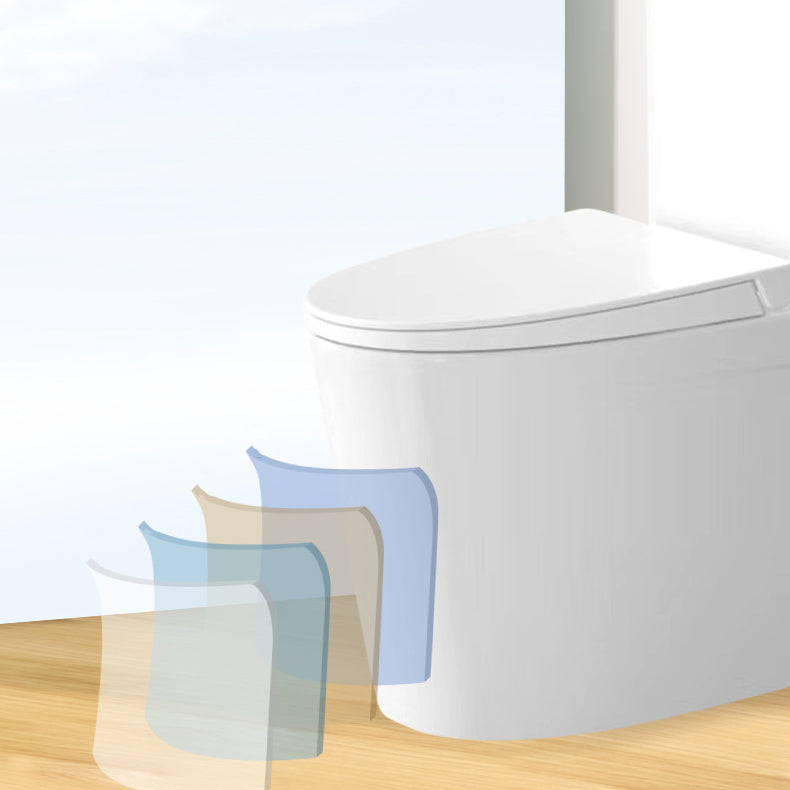 Modern Siphon Jet Toilet Bowl White Bidet Toilet with Seat for Bathroom