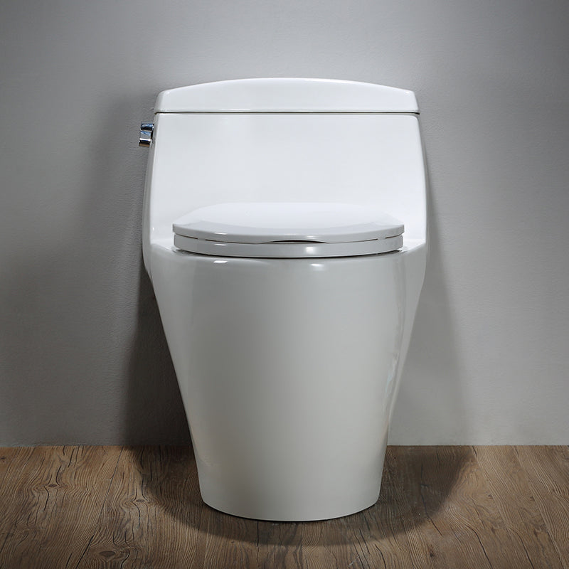 Modern Siphon Jet Toilet Bowl Cotton White Bidet Toilet with Seat for Bathroom