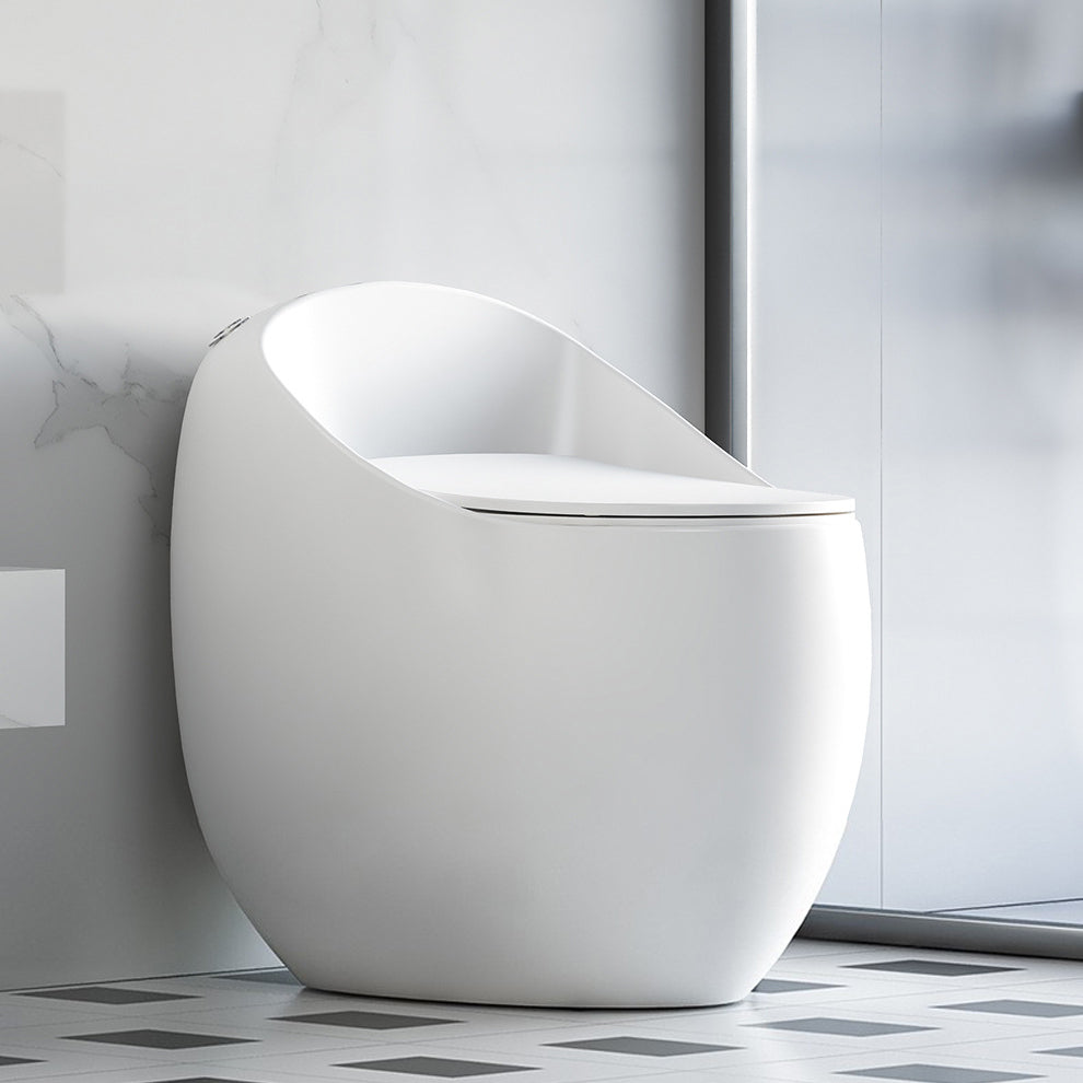 Floor Mount Flush Toilet Modern Concealed Tank One-Piece Toilet with Slow Close Seat