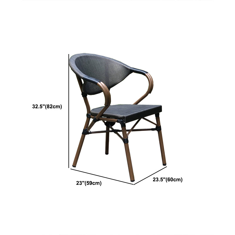 Modern Tempered Glass Dining Table Set 1/5 Pieces Dining Table Set for Outdoor