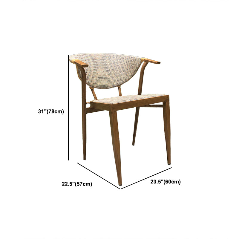 Modern Tempered Glass Dining Table Set 1/5 Pieces Dining Table Set for Outdoor