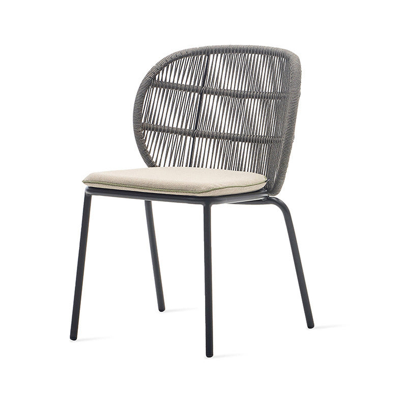 Boho Stone Dining Set 1/5/7 Piece Rectangular Dining Table Set for Outdoor