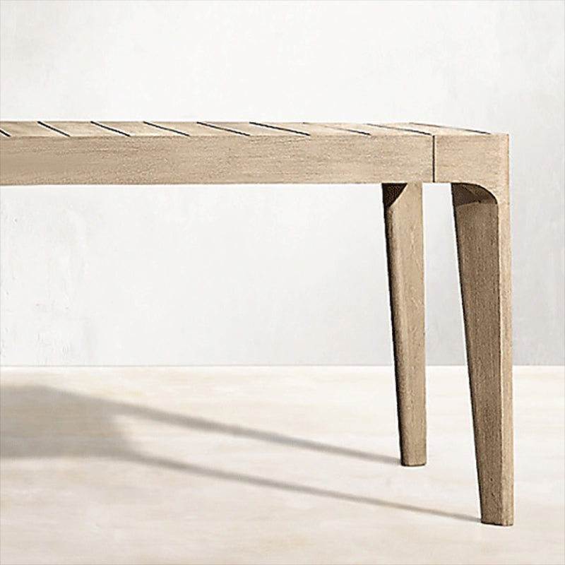 Bohemian Style Solid Wood Dining Table Set 1/7 Pieces Dining Table Set for Outdoor