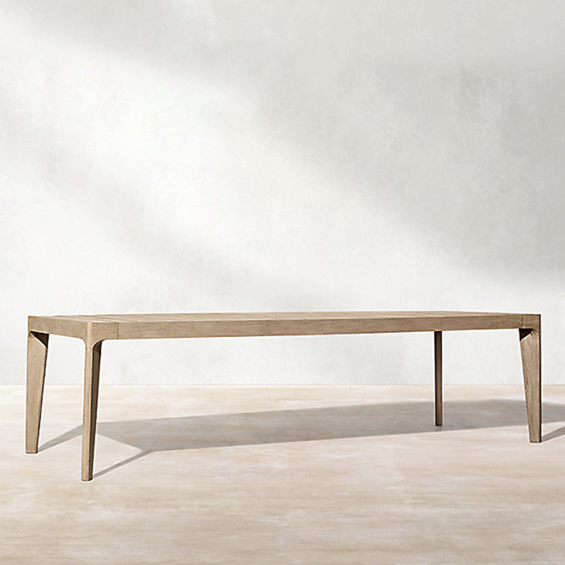 Bohemian Style Solid Wood Dining Table Set 1/7 Pieces Dining Table Set for Outdoor