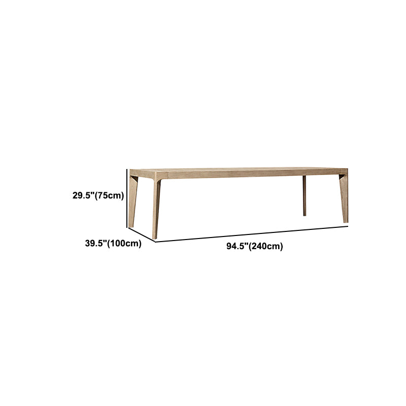 Bohemian Style Solid Wood Dining Table Set 1/7 Pieces Dining Table Set for Outdoor