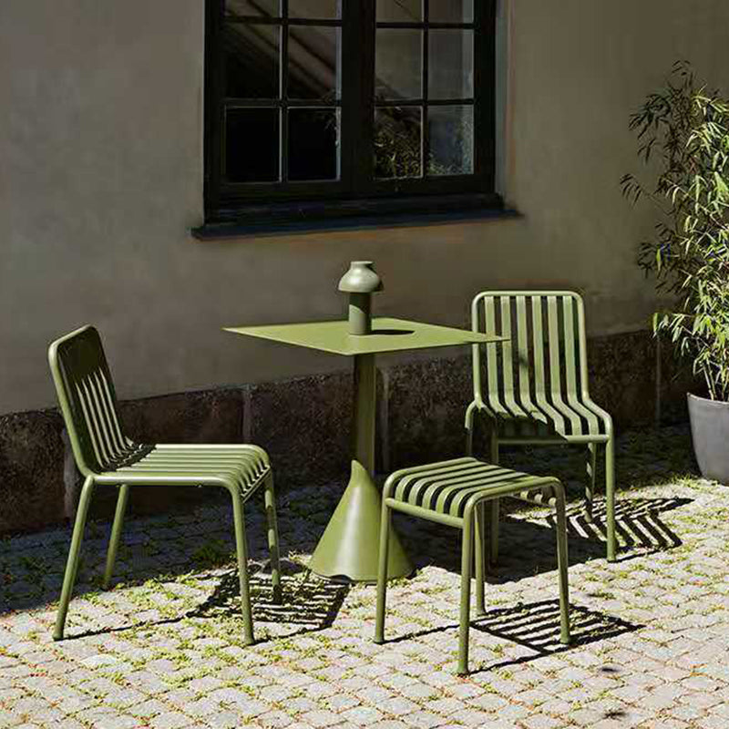 Modern Metal Dining Set 1/3 Piece Round Dining Table Set for Outdoor