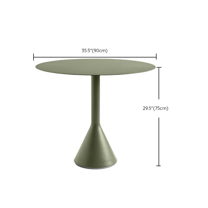 Modern Metal Dining Set 1/3 Piece Round Dining Table Set for Outdoor