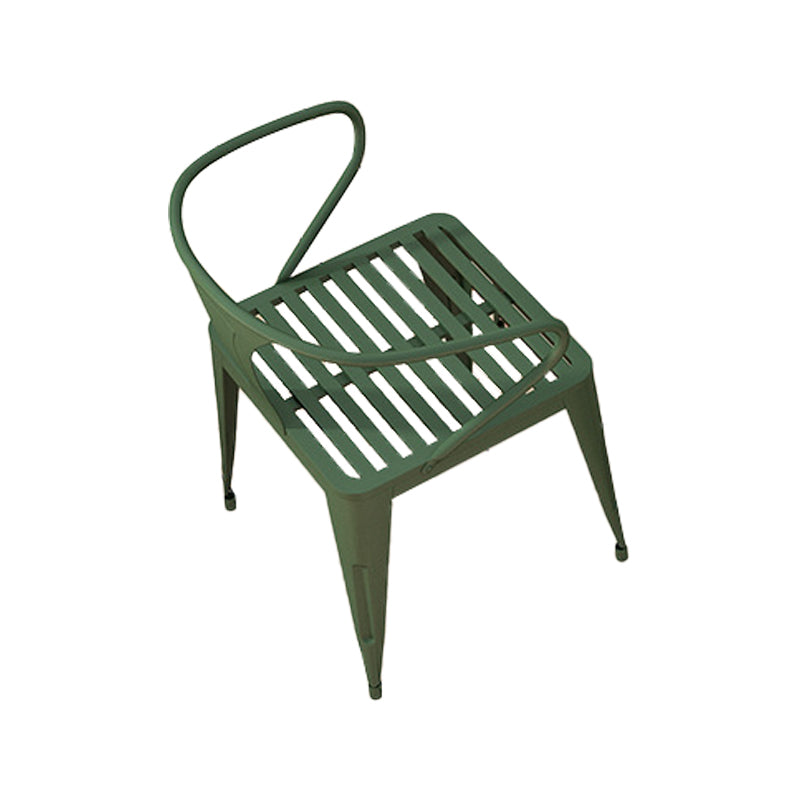 Modern Metal Dining Set 1/5/7 Pieces Rectangular Dining Table Set for Outdoor