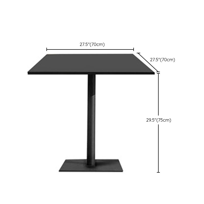 Modern Dining Table Set with Metal Base 1/7 Pieces Dining Table Set for Outdoor