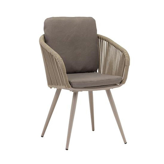 Modern Metal Dining Table Set 1/2/3/7 Pieces Dining Table Set for Outdoor