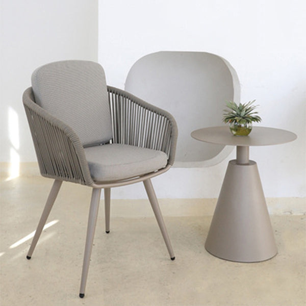 Modern Metal Dining Table Set 1/2/3/7 Pieces Dining Table Set for Outdoor