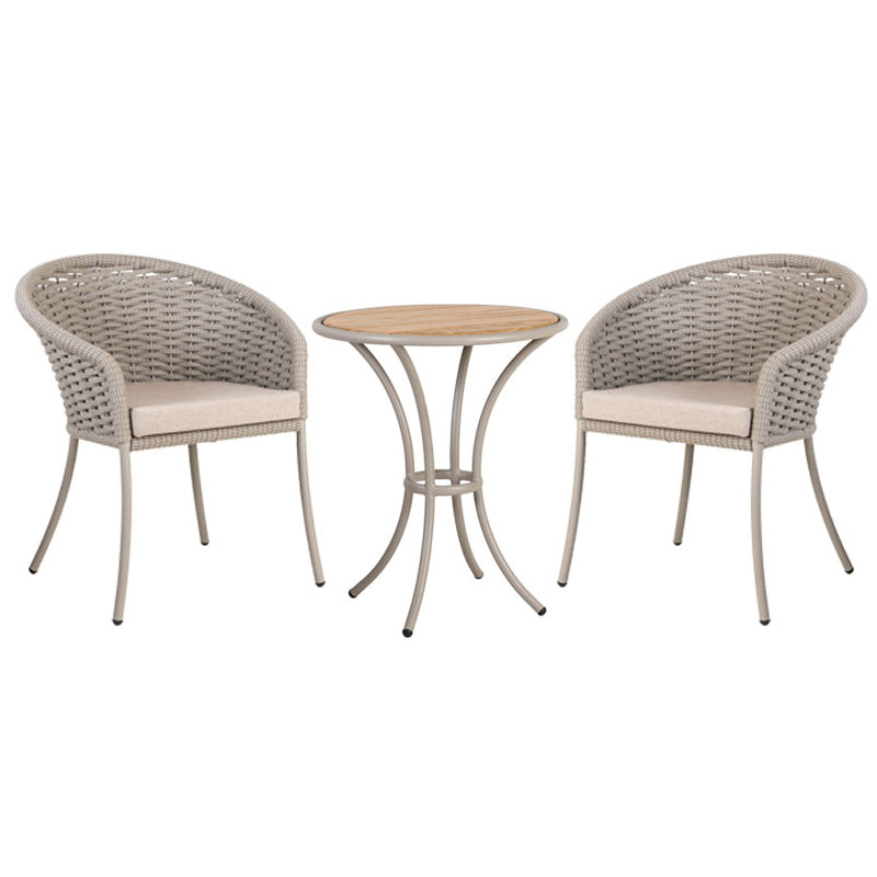 Bohemian Style Metal Base Dining Table Set 1/3/7 Pieces Dining Table Set for Outdoor