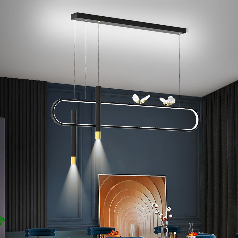 3-Light Modern Style Island Pendants Metal Pendant Lights for Dining Room