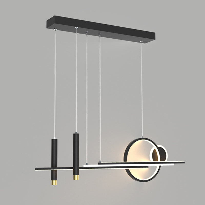 Modern Style Circle Island Pendants Metal Pendant Lights for Dining Room