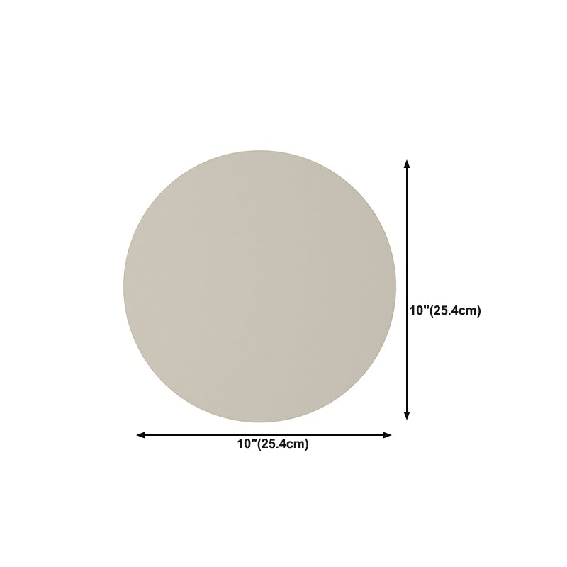 Round Disc Shape Wall Sconce Modern Style Acrylic 1 Light Sconce in White