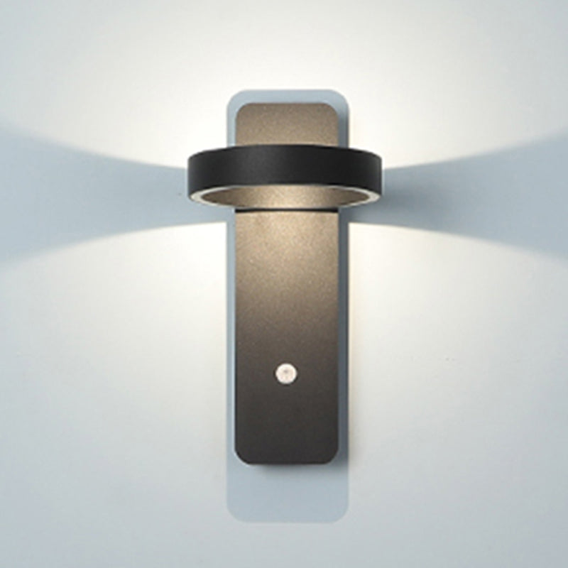 Metal Drum Wall Light Fixture Minimalist 1 Light Wall Lighting for Bedroom