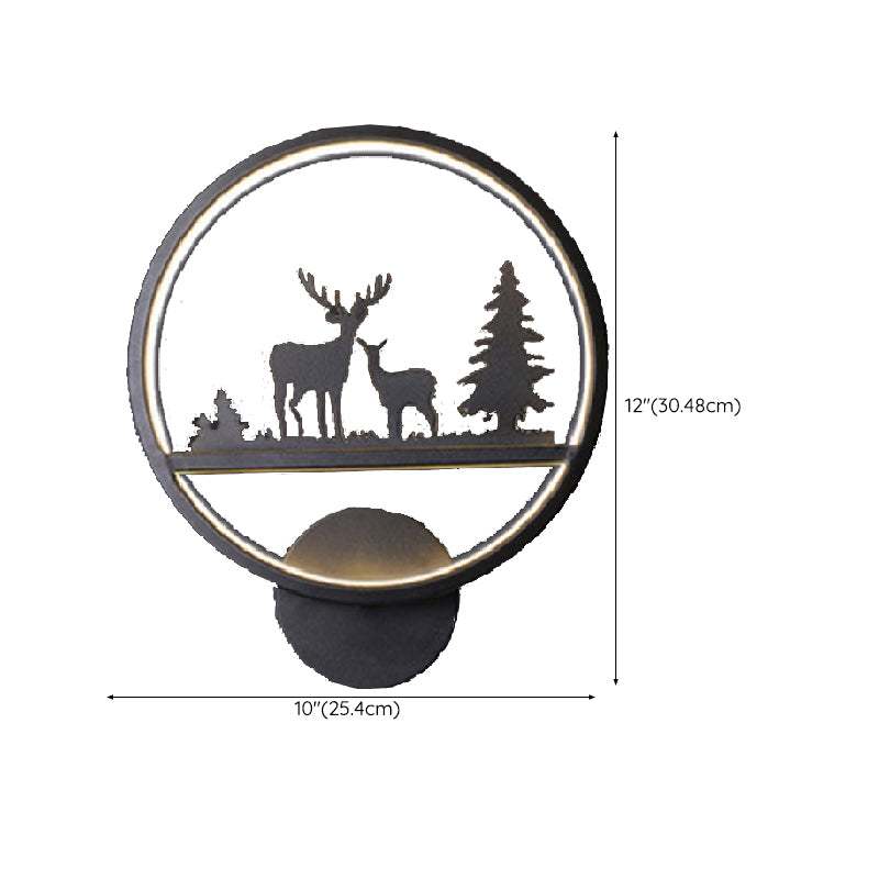 Metal Modern Wall Sconce Geometric Shape Wall Light with Silicone Shade for Bedroom