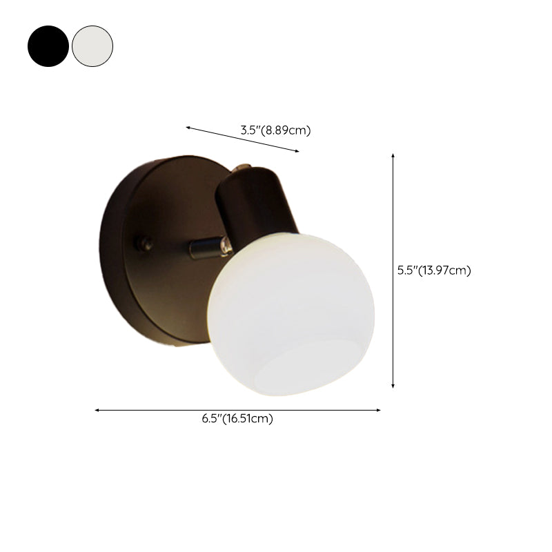 Modern Mirror Front Light Multi Lights Vanity Light with Glass Shade for Bathroom