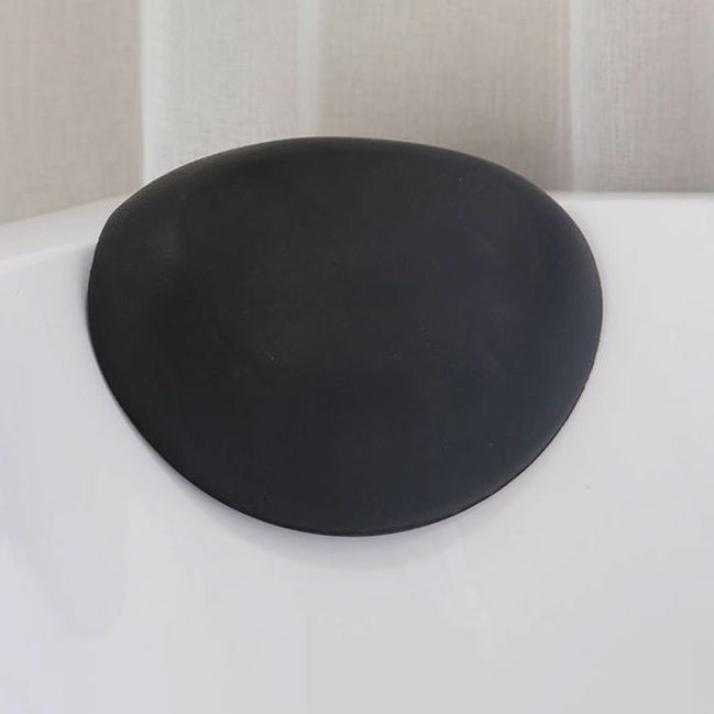 Modern Corner Acrylic-Fiberglass Bathtub Soaking Bathtub with Seat
