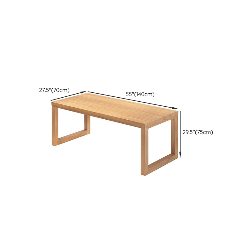 Modern 1/3/5 Pieces Dining Set Rectangle Pine Wood Dining Table for Dining Room