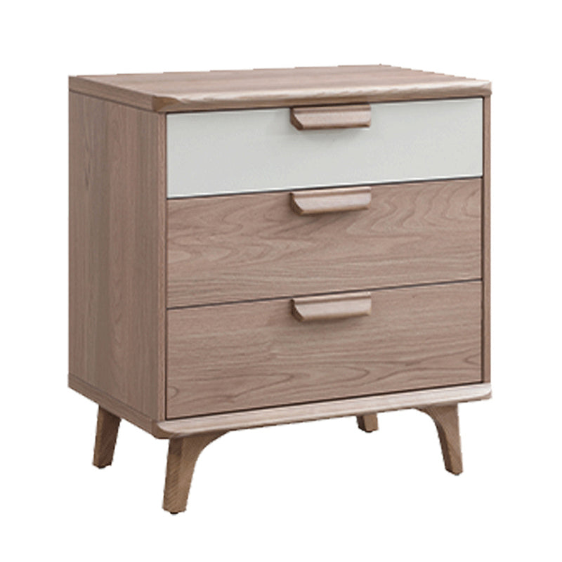 Contemporary Storage Chest Bedroom Solid Wood Chest with Drawers