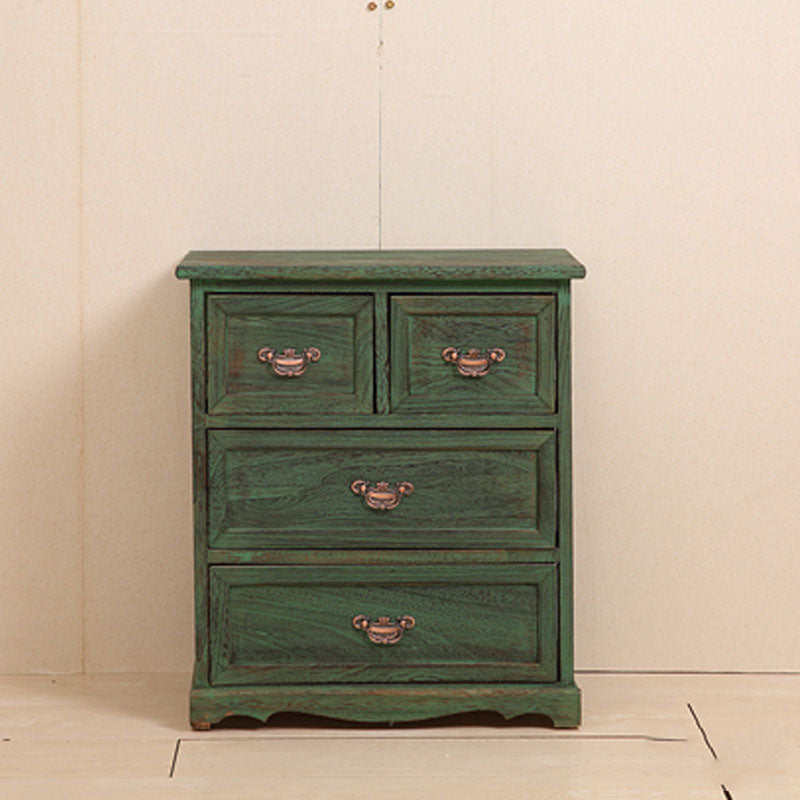 Nautical Bedroom 12" Wide Storage Chest Wooden Vertical Chest with Drawers
