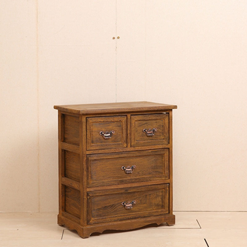 Nautical Bedroom 12" Wide Storage Chest Wooden Vertical Chest with Drawers