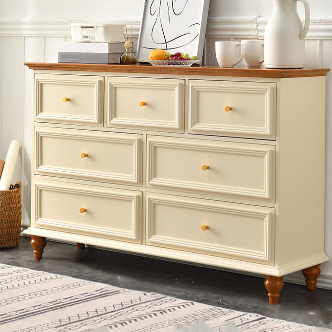 Contemporary 13.7" Wide Storage Chest 6 Soft-Close Drawers Chest