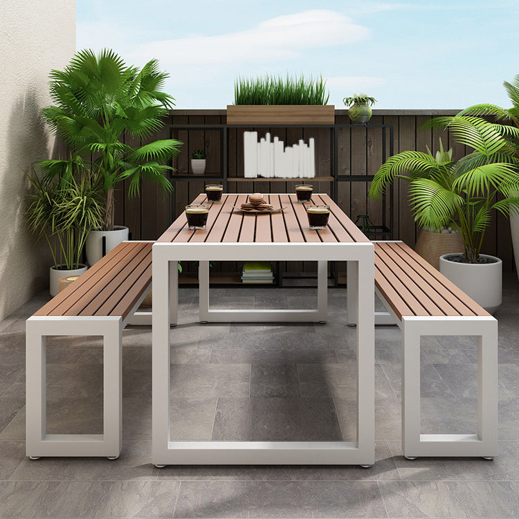 Modern Reclaimed Wood Dining Table Set 1/5 Pieces Dining Set for Home Use