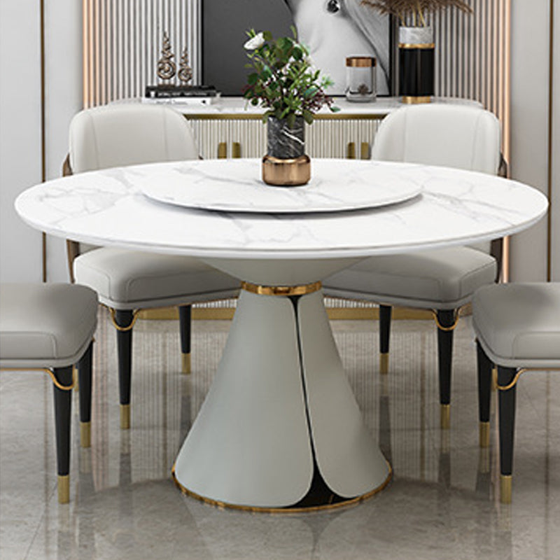 Modern Style Round Table Set 1/4/7 Pieces Dining Set for Home Use