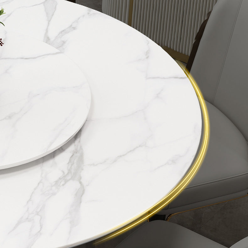 Modern Style Round Table Set 1/4/7 Pieces Dining Set for Home Use