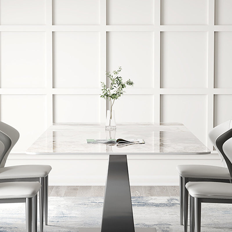 Modern Style Rectangle Table Set 1/2/3/5/8 Pieces Dining Set for Home Use