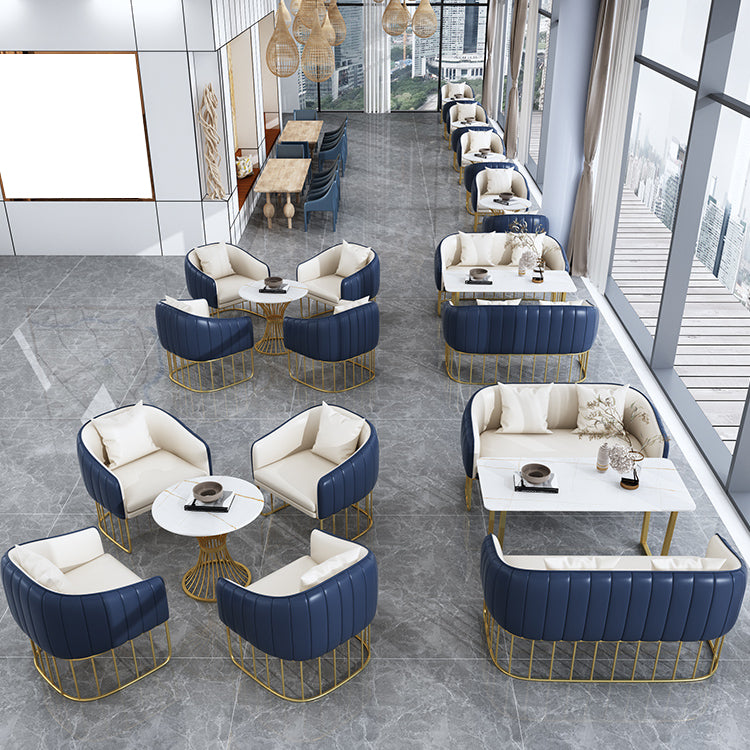 Glam Style Sintered Stone Dining Set 1/2/3/4/5 Pieces Dining Table Set for Home Use