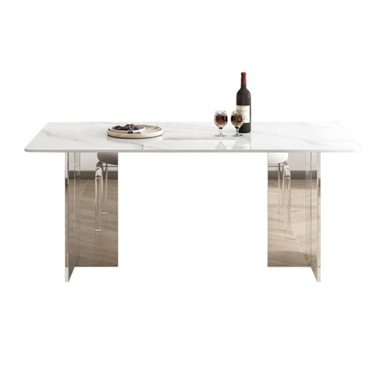 Modern Style Rectangle Table Set 1/4/5/7 Pieces Dining Set for Home Use