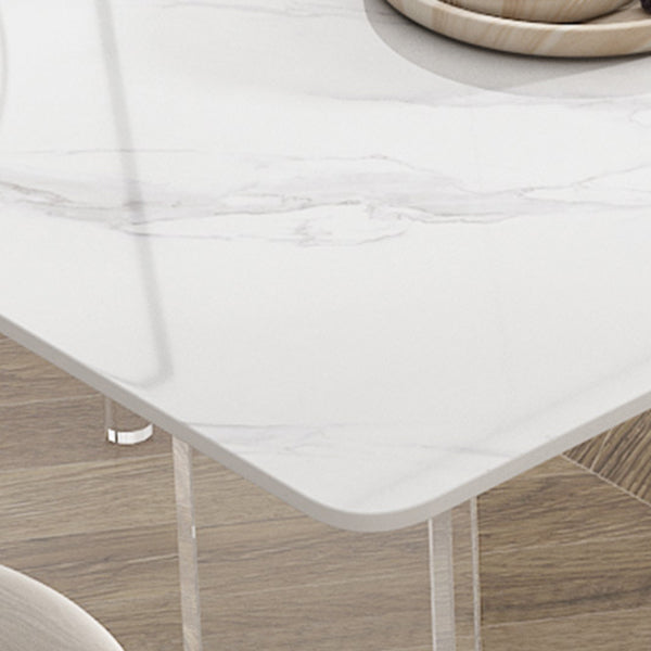 Modern Style Rectangle Table Set 1/4/5/7 Pieces Dining Set for Home Use