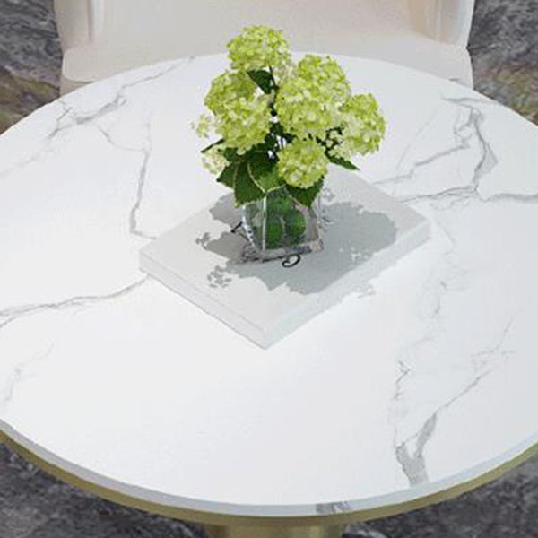 Modern Style Faux Marble Dining Table Set 1/2/3/5 Pieces Dining Set for Home Use
