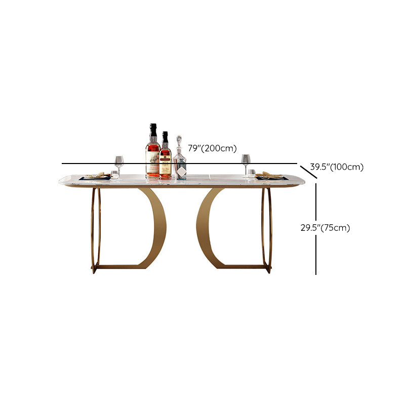 Contemporary Style Rectangle Table Set 1/4/7 Pieces Dining Set for Home Use