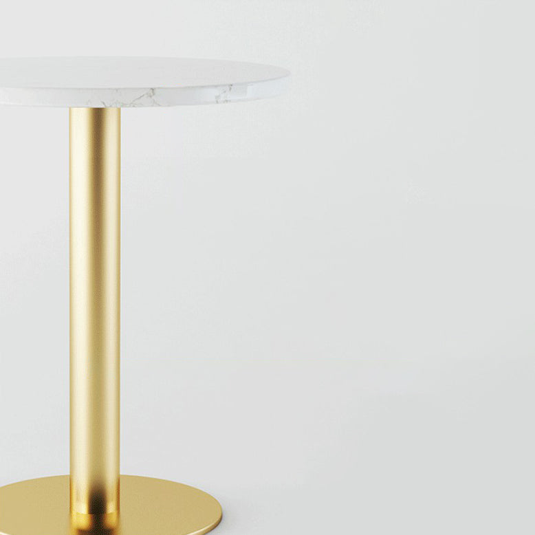 White 1/2/5 Pieces Dining Set Modern Style Stone Dining Table Set for Home Use