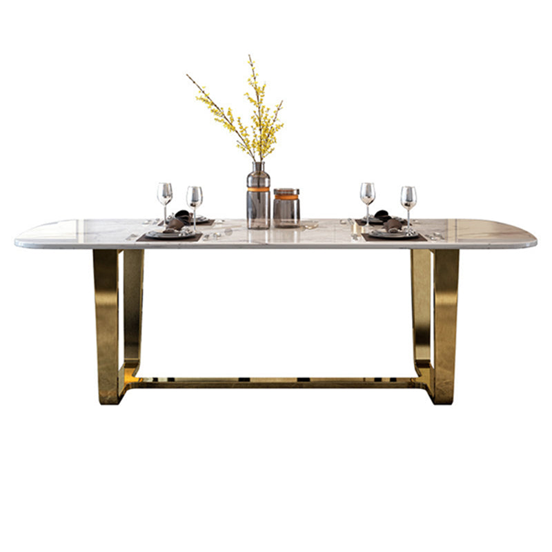 Contemporary Style Rectangle Table Set 1/4/5/7 Pieces Dining Set for Home Use