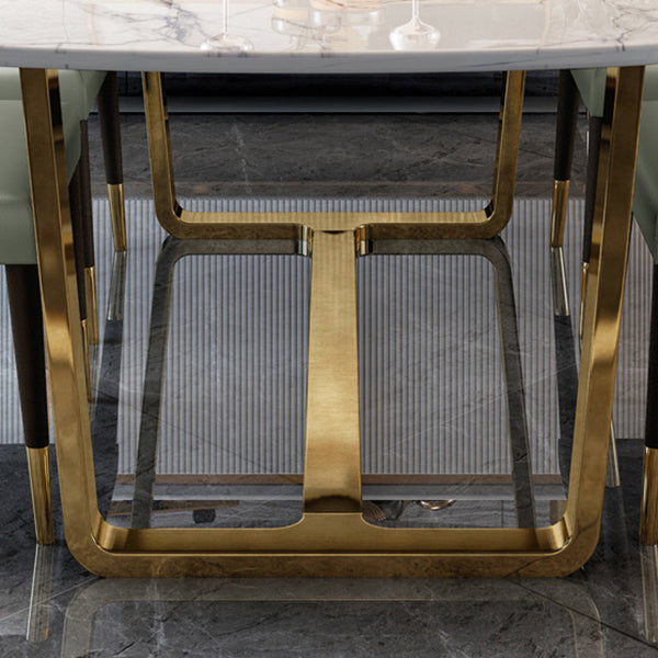 Contemporary Style Rectangle Table Set 1/4/5/7 Pieces Dining Set for Home Use