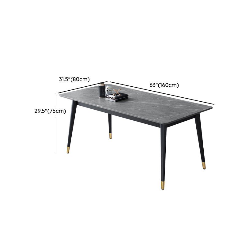 Modern 1/3/5/7 Pieces Dining Set Rectangle Stone Dining Table for Dining Room