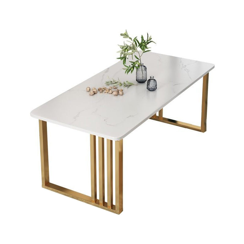 Modern 1/2/5/7 Pieces Dining Set Rectangle Stone Dining Table for Dining Room Kitchen