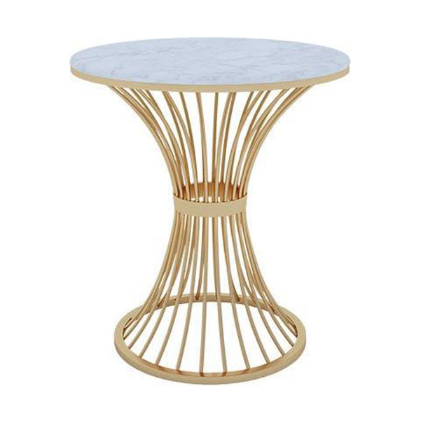 Round 1/2/5 Pieces Dining Set Modern Style Faux Marble Dining Set for Home Use